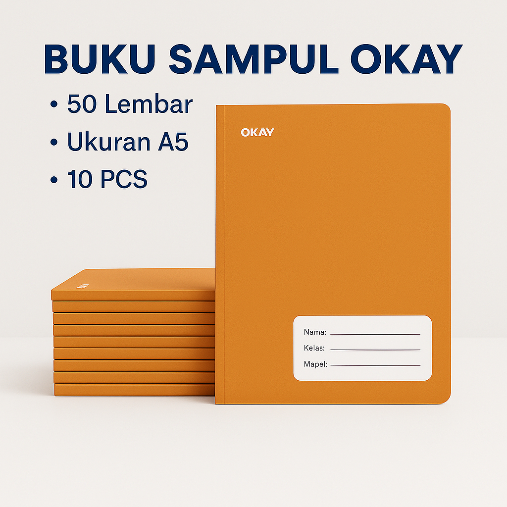 

Buku Tulis Anak Sampul 50 Lembar Isi 10 Pcs Ukuran Besar