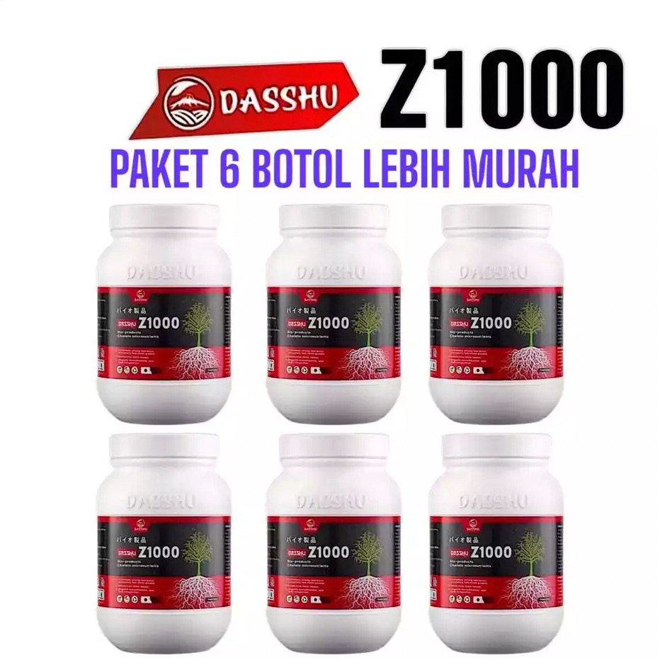 Pupuk Organik Dashu Z1000 Jepang Paket 6 Botol Lebih Hemat