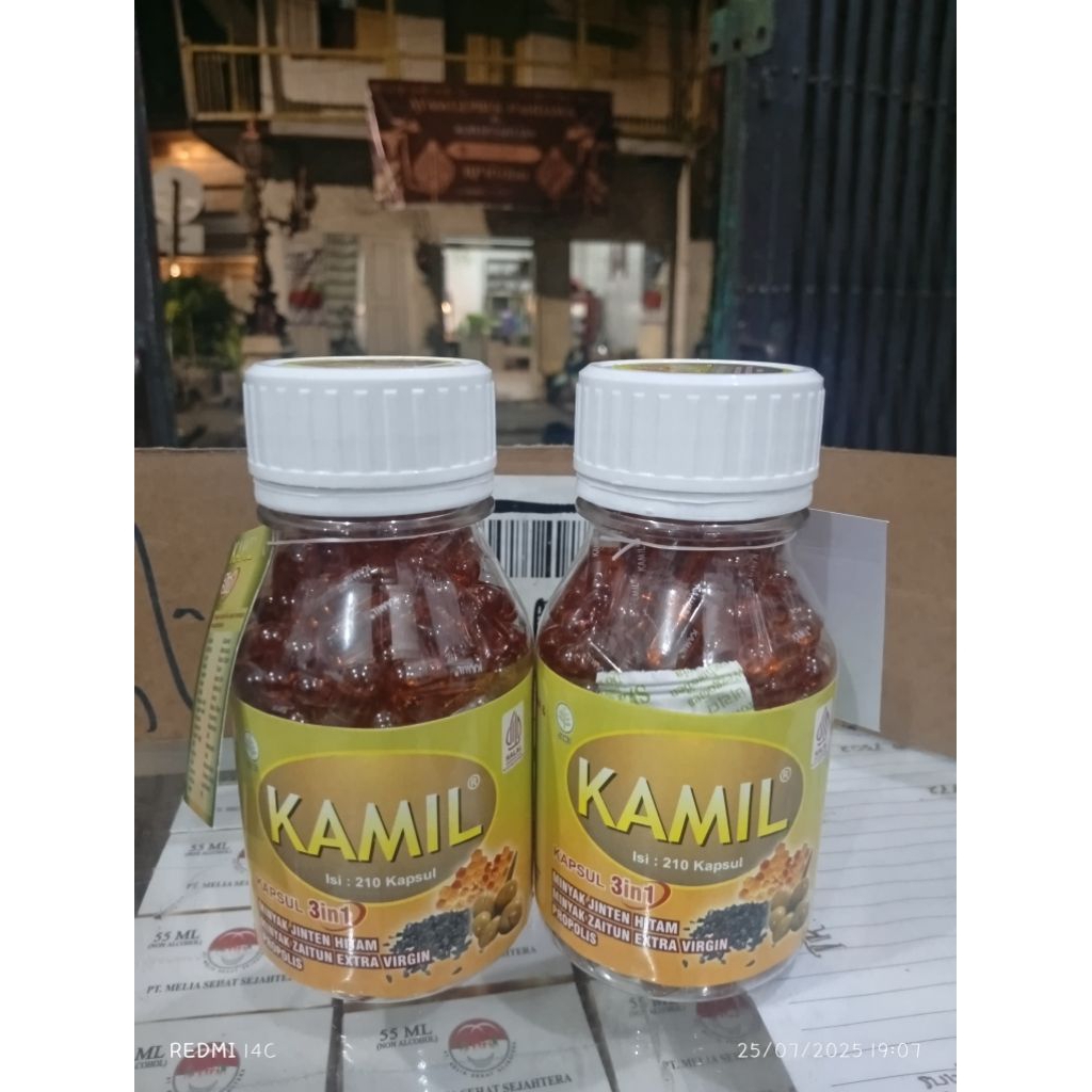 kamil 3in1 jinten hitam habbatusauda propolis 210 kapsul