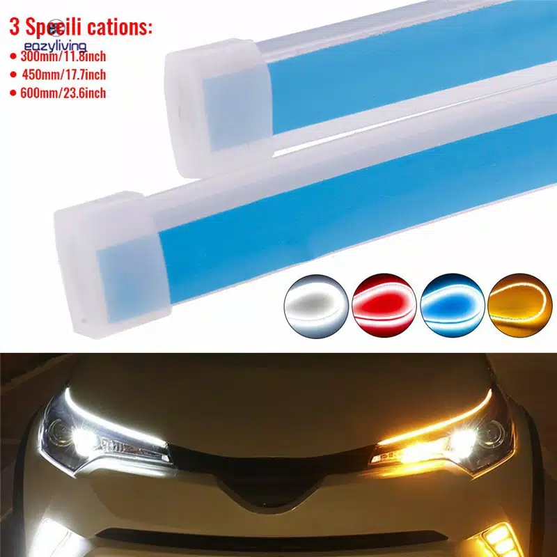 Lampu Alis Running 60Cm 45Cm 30Cm DRL Alis Running Mobil Motor