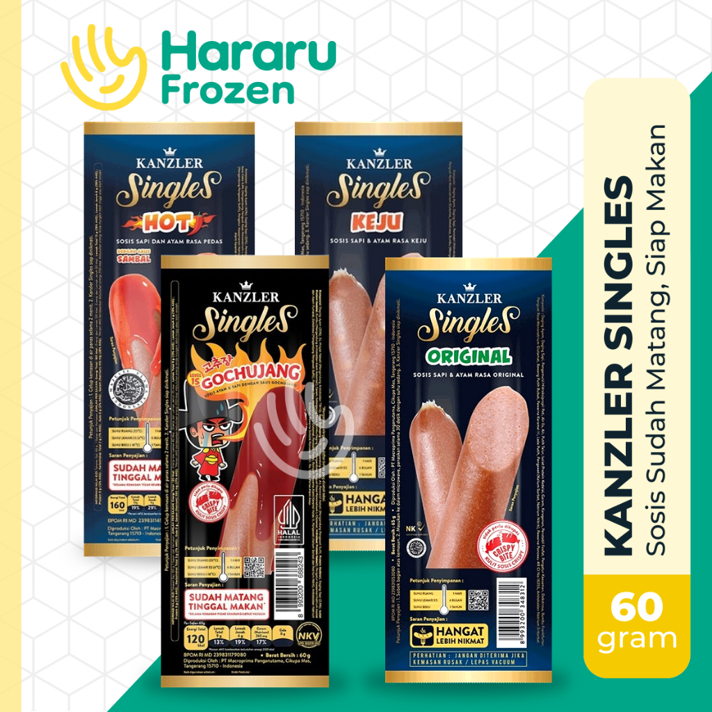 

KANZLER Sosis Singles Siap Makan