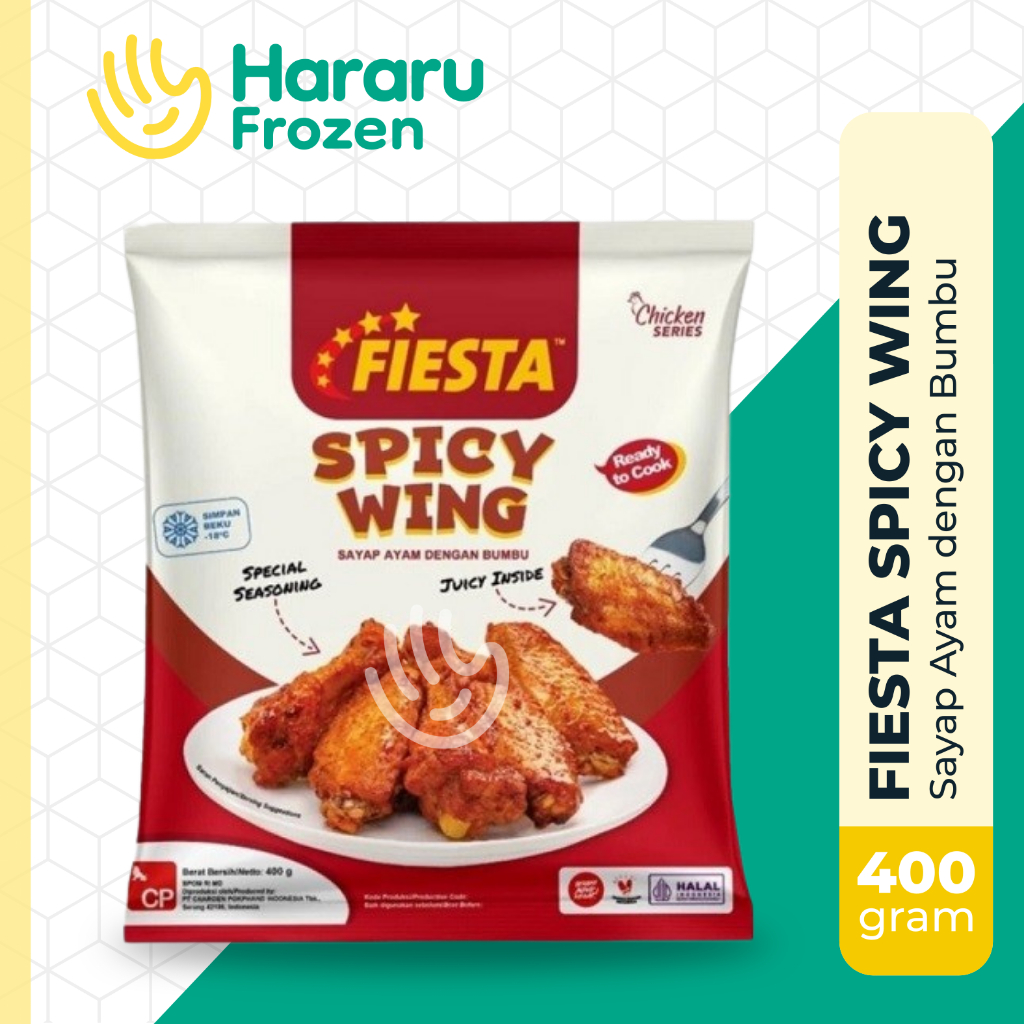 

FIESTA Spicy Wing Chicken Sayap Ayam Bumbu 400 gram