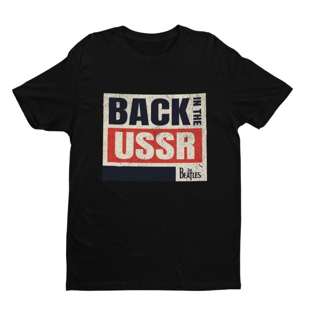 Kaos Vintage Retro Back In the USSR Beatles T-Shirt