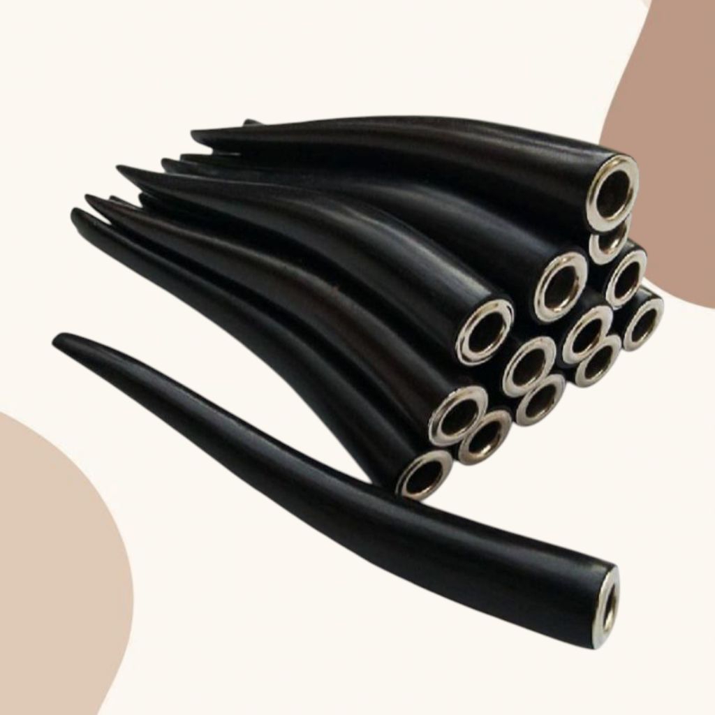 PROMO TERMURAH ONCE PIPA / Pipa cangklong kayu kelor hitam lengkung