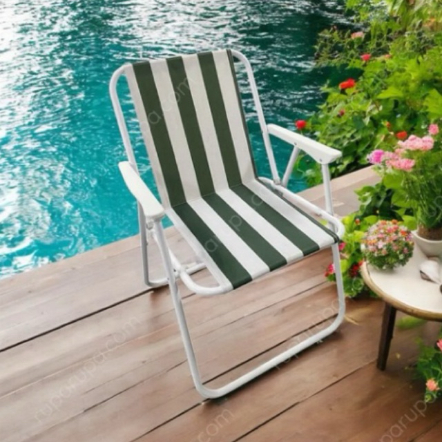 Kursi Taman Lipat Stripe Spring Soleil