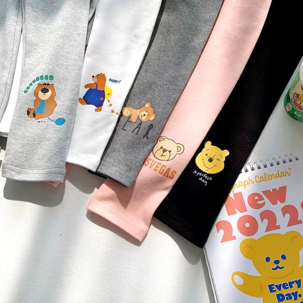 Paket 7 pcs legging anak perempuan / legging anak perempuan / legging anak usia 1-12 tahun / celana 