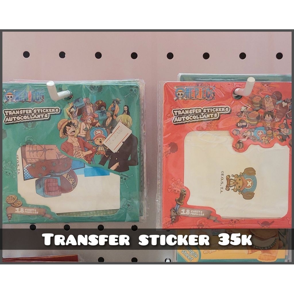 

Transfer Stickers Miniso x One Piece