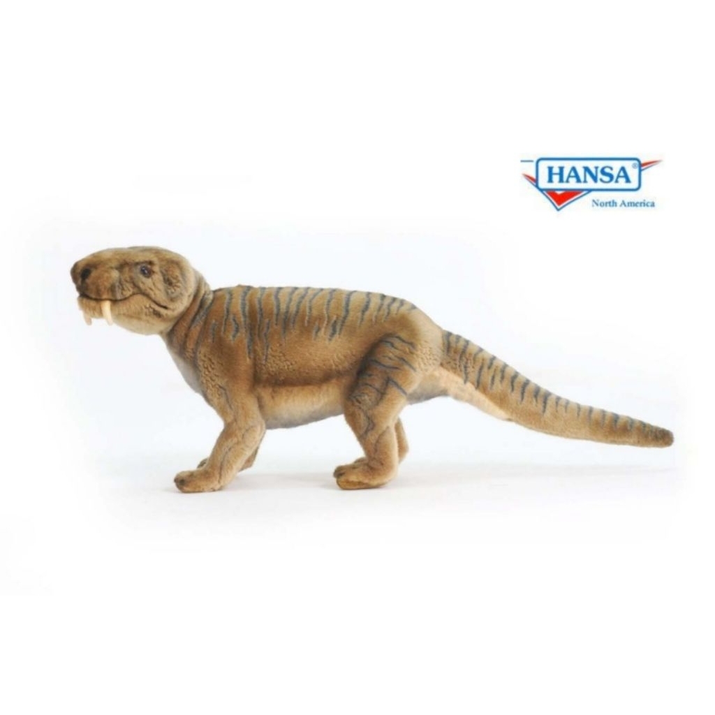 Boneka Inostrancevia Alexandri / Gorgonops Import Original Hansa X Museum Victoria London Inggris so