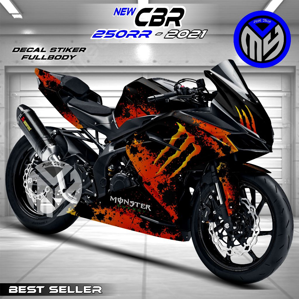 Decal CBR 250 RR Full Body Stiker CBR 250 RR Full Body Striping CBR 250RR Variasi Keren Motif Racing