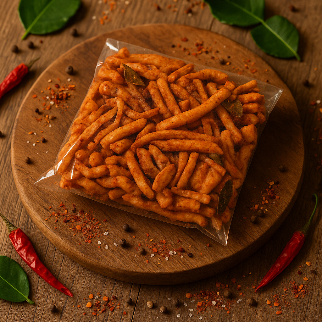 

Basreng Stik Pedas Daun Jeruk Kemasan Beragam Variasi