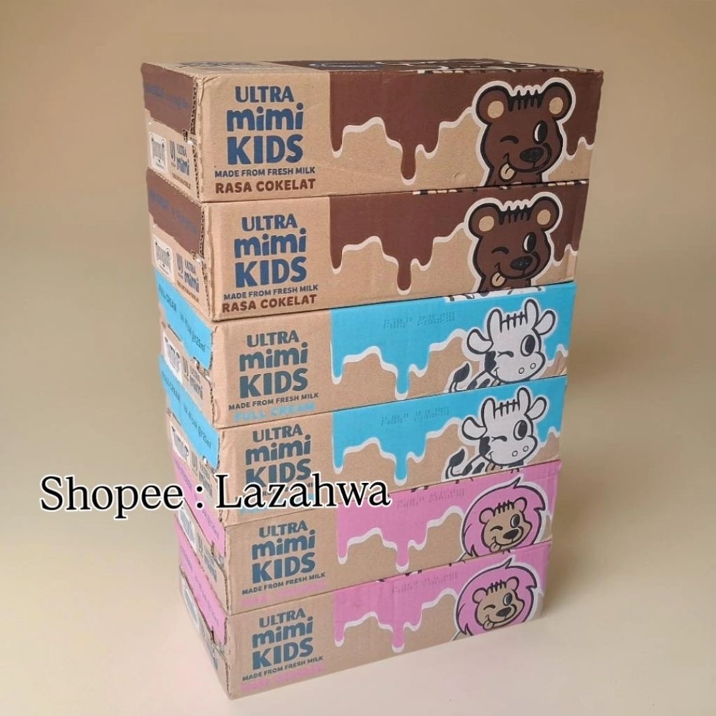 

Susu UHT Ultra Mimi Kids 1 Karton isi 40 pcs Bisa Mix Varian