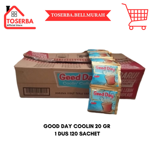 

[READY STOCK] GOOD DAY COOLIN COFFEE 20gr 1 DUS 12 RENCENG 120 SACHET