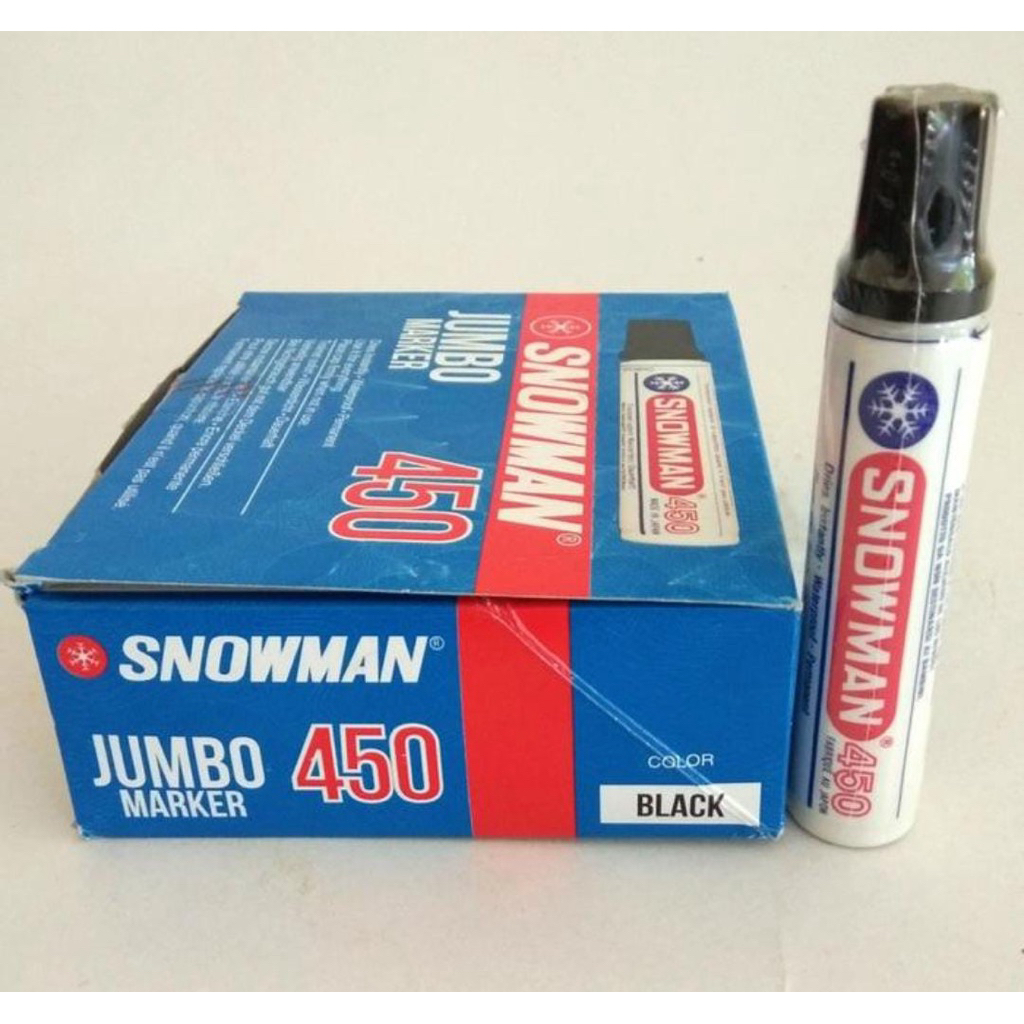 

Spidol Jumbo tapi Mini - Spidol 450 Black Snowman - 5046791