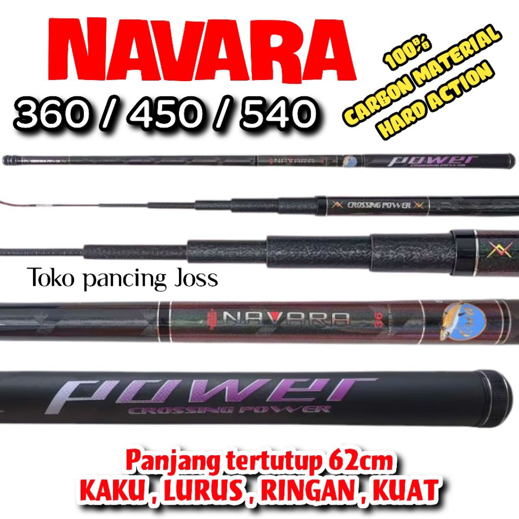 NAVARA ORCA NAVARA 360 450 540 tegek ringan kaku kuat bahan carbon