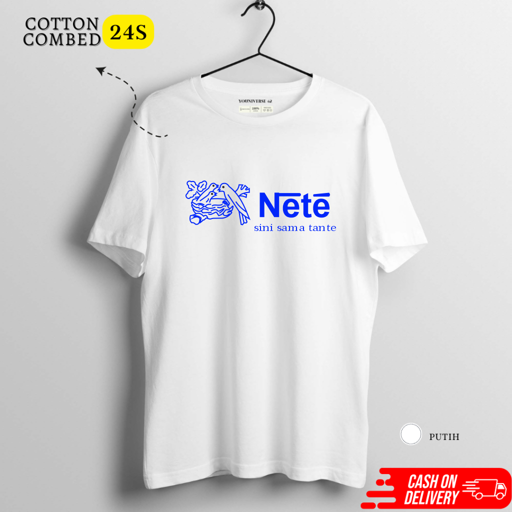 PROMO!!! KAOS PLESETAN LOGO NESTLE LOGO LUCU / Kaos Plesetan Lucu Logo NESTLE