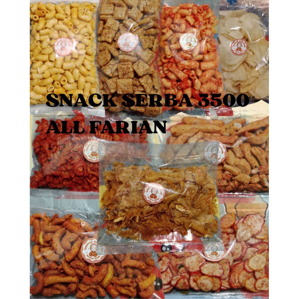 

Snack murah meriah serba 3500 all farian