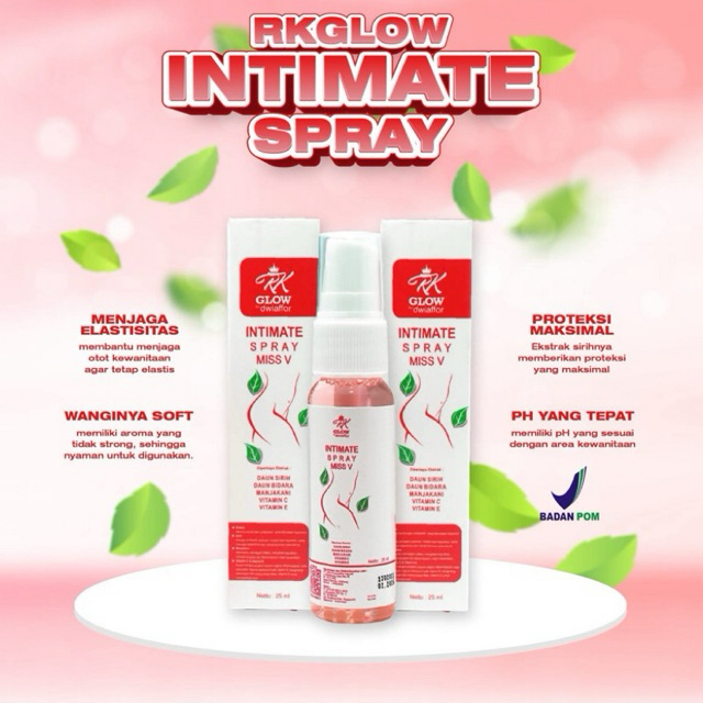 Rk Intimate Spray - Intimate Spray Rk Glow - Intimate Spray Manjakani