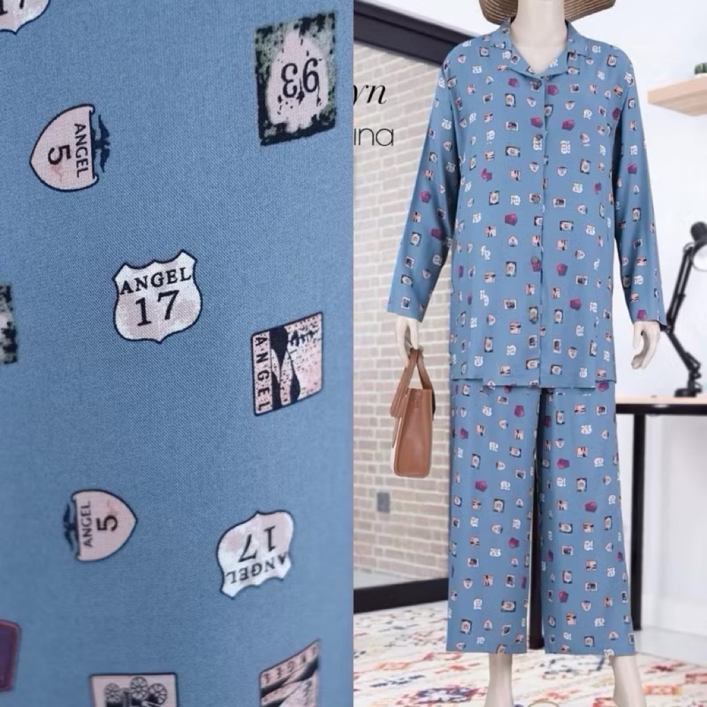 [SIAP KIRIM] CAITLYN COUNTRY PAJAMAS SIZE MEDIUM BY ATELIER ANGELINA