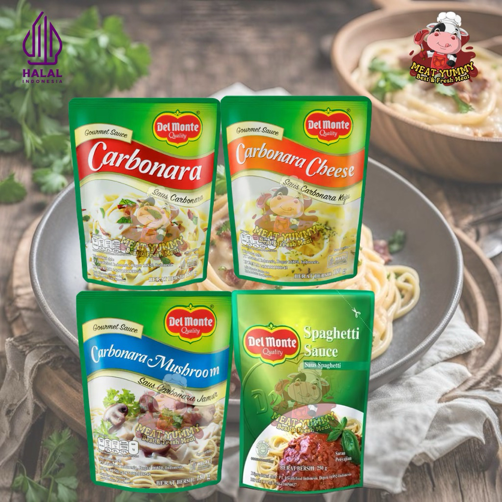 

Del Monte Saus Spaghetti | Carbonara All Varian 250gram