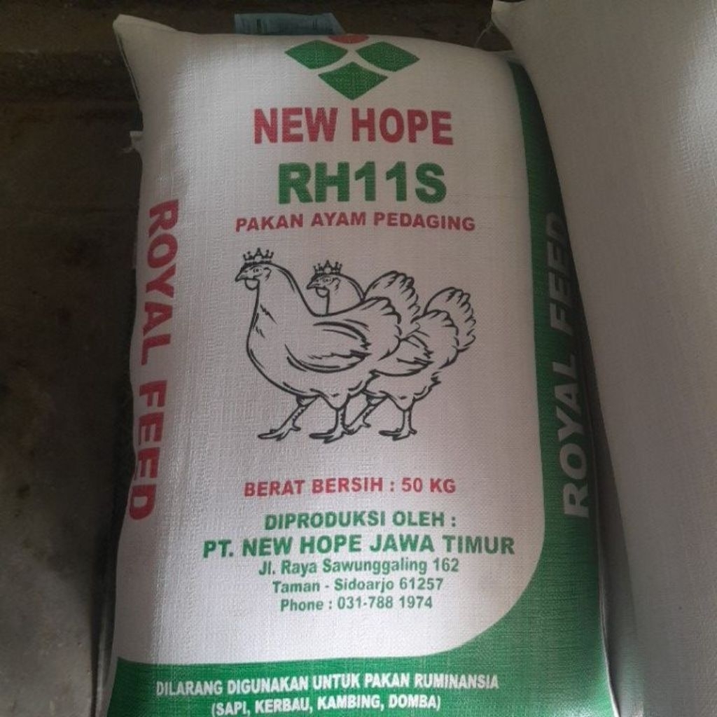 new hope RH11S royal feed pakan ayam pedaging 50 kg
