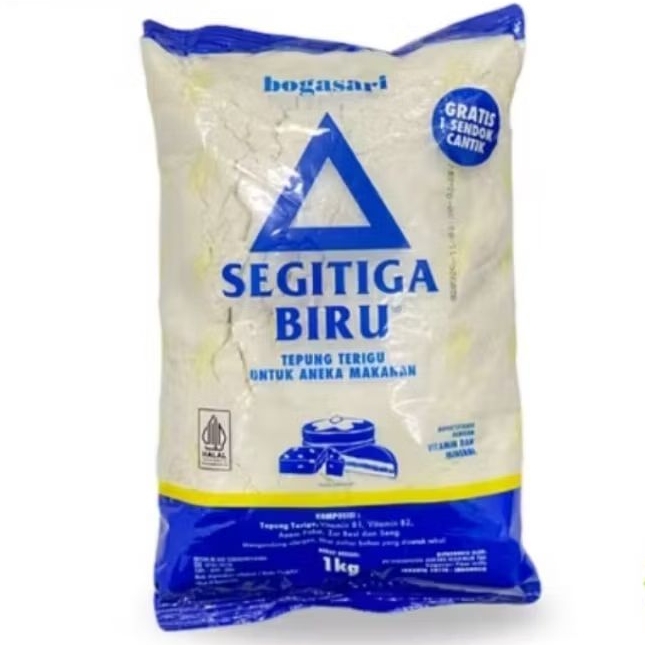 

Tepung Segitiga 1.kg/Tepung serat tinggi/Tepung Bogasari