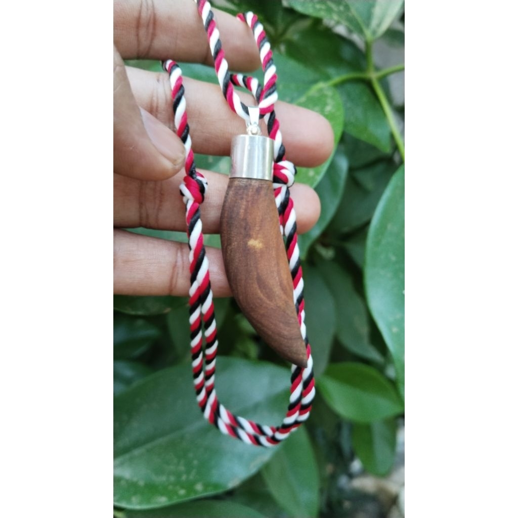 kalung vintage galih jarak ngurak benang tridatu