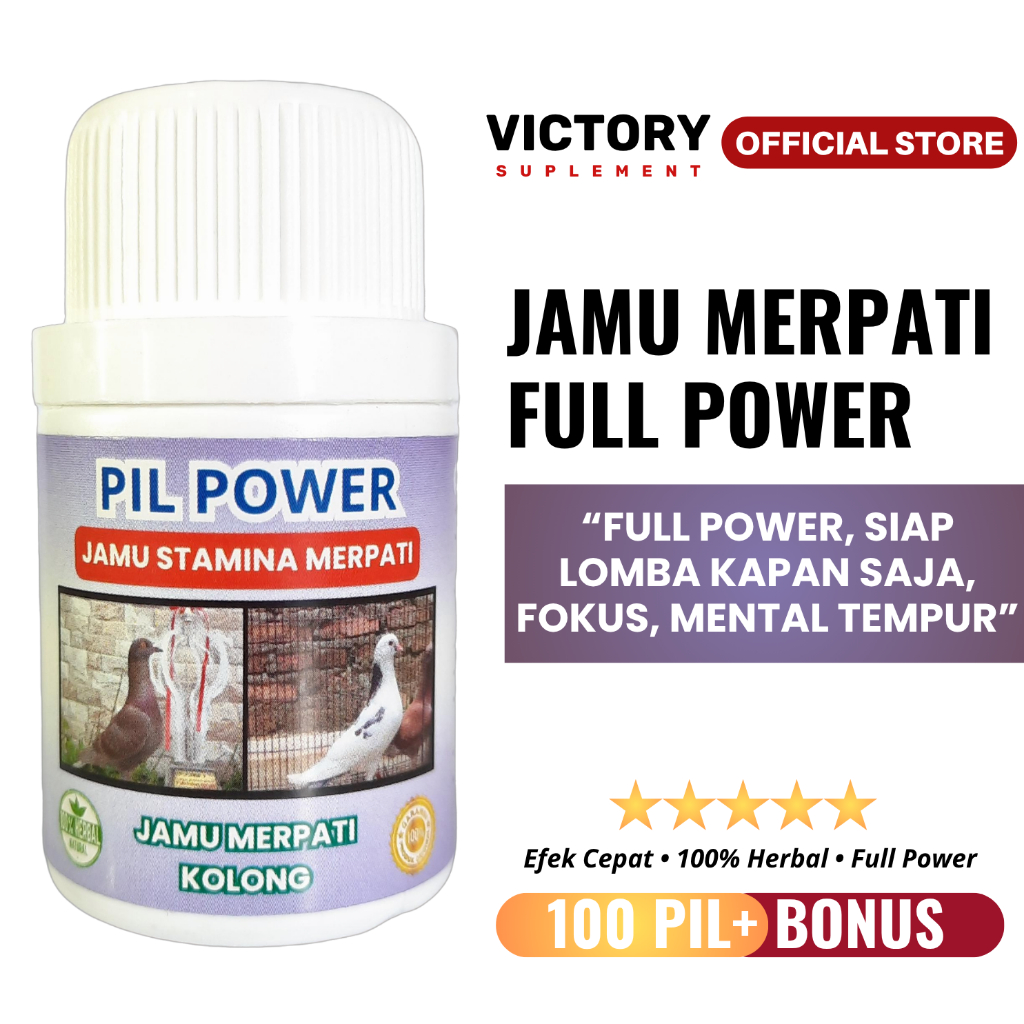 Jamu Merpati Kolong Herbal Ampuh Stamina Kuat Terbang Jauh Los Dor Isi 100 Pil