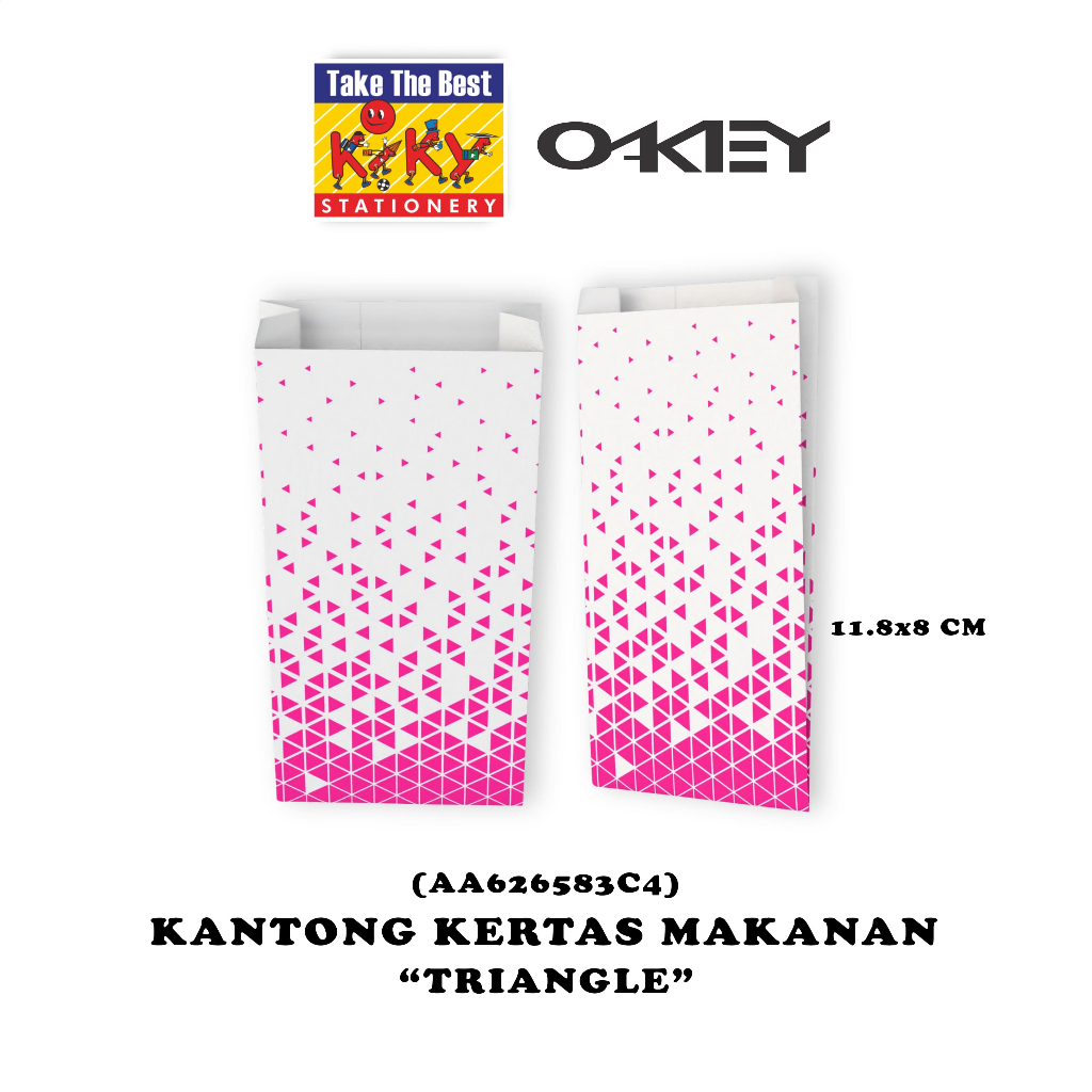 DELIMA Kantong Kertas Makanan Food Grade 1 Pack isi 100 pcs 11x8x24 cm - 1 Pcs (Pembelian Harus Keli