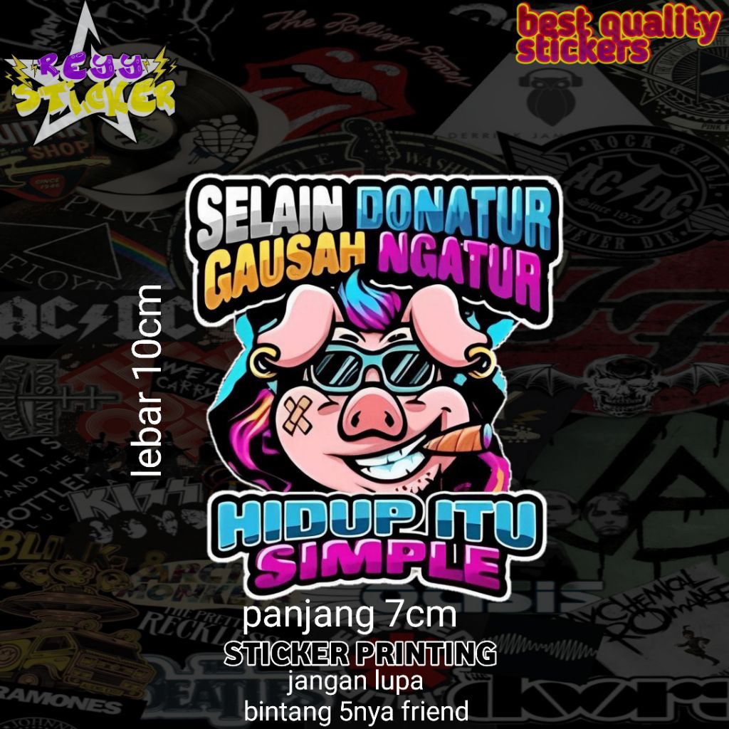 

STICKER PRINTING ANTI AIR SELAIN DONATUR DILARANG NGATUR