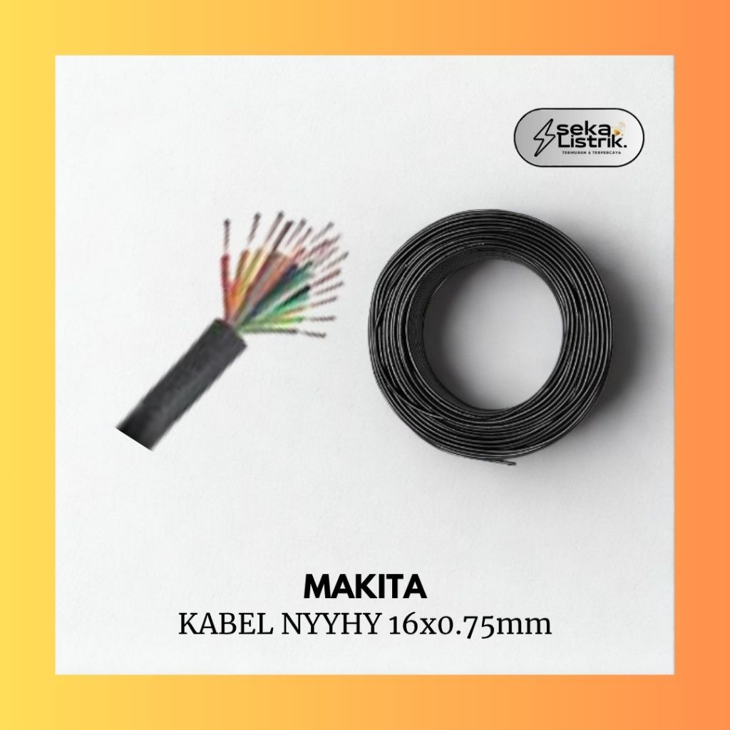 ECER - MAKITA Kabel Control Serabut NYYHY 16 x 0.75mm