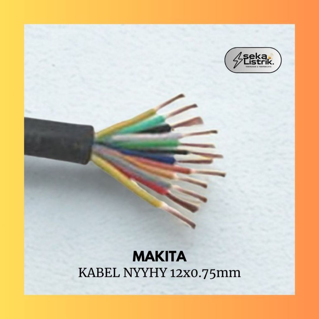 ECER - MAKITA Kabel Control Serabut NYYHY 12 x 0.75mm