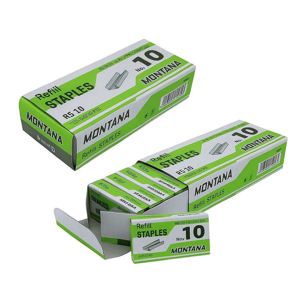 

Isi Staples Kecil Montana No. 10 - Harga Satuan