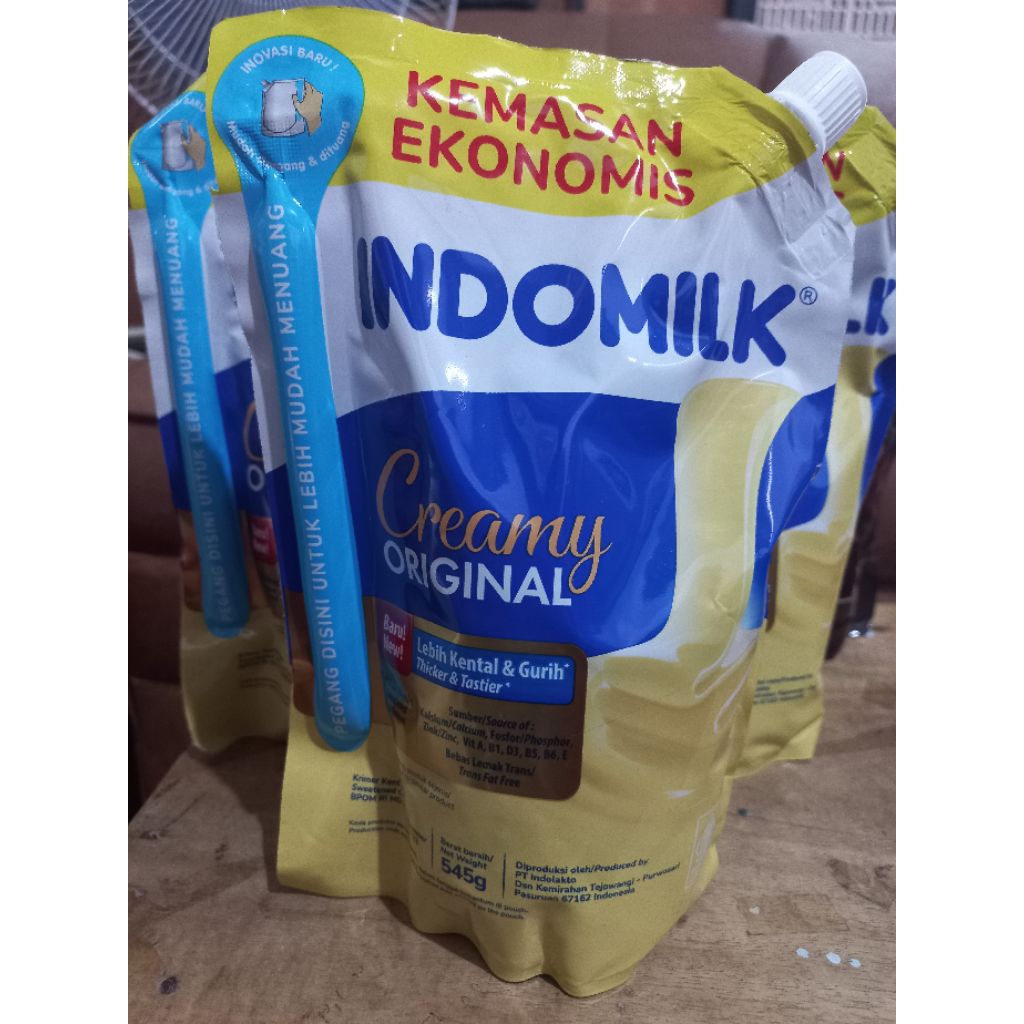 

Susu Indomilk kemasan pouch 545 ml
