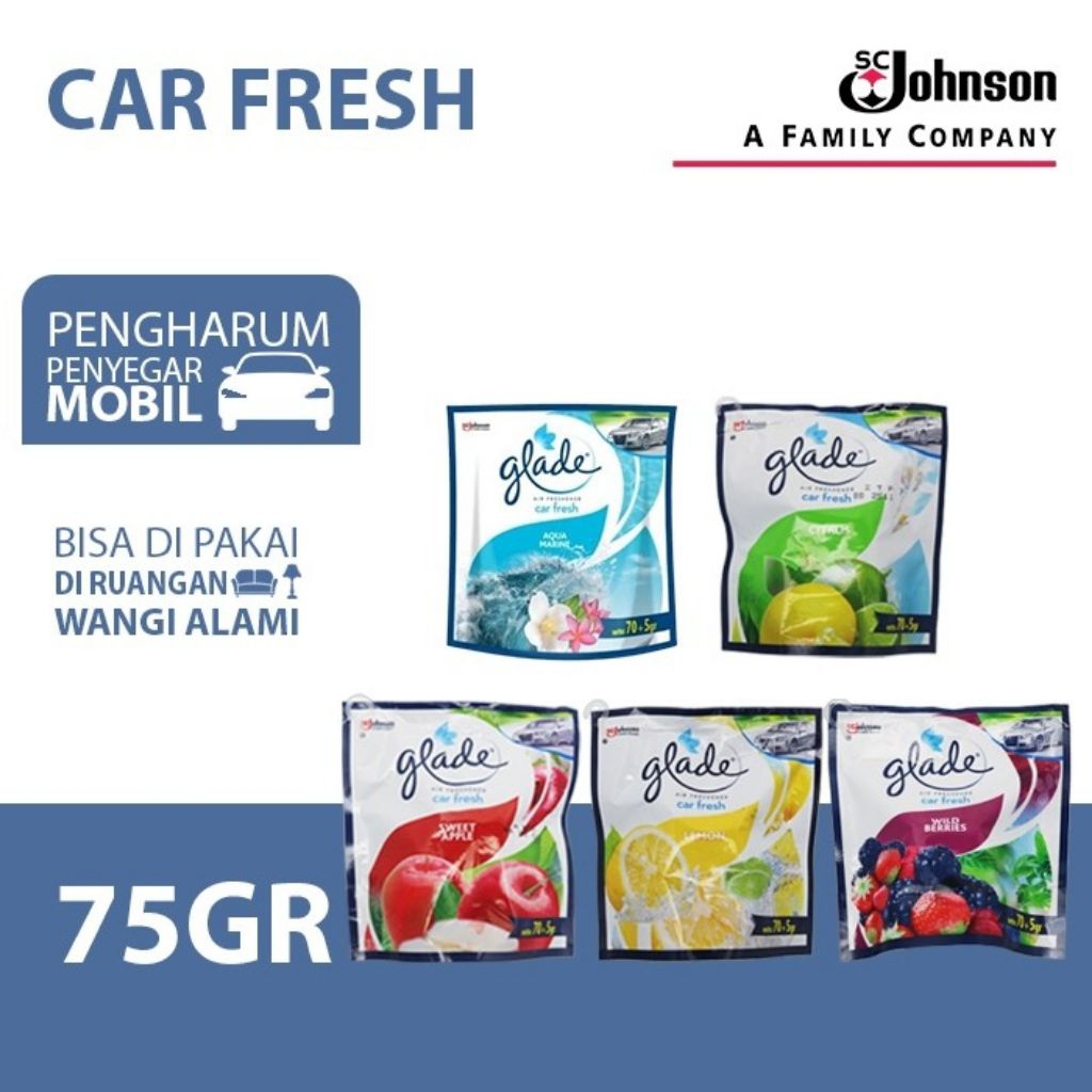 Glade car fresh 75 gr