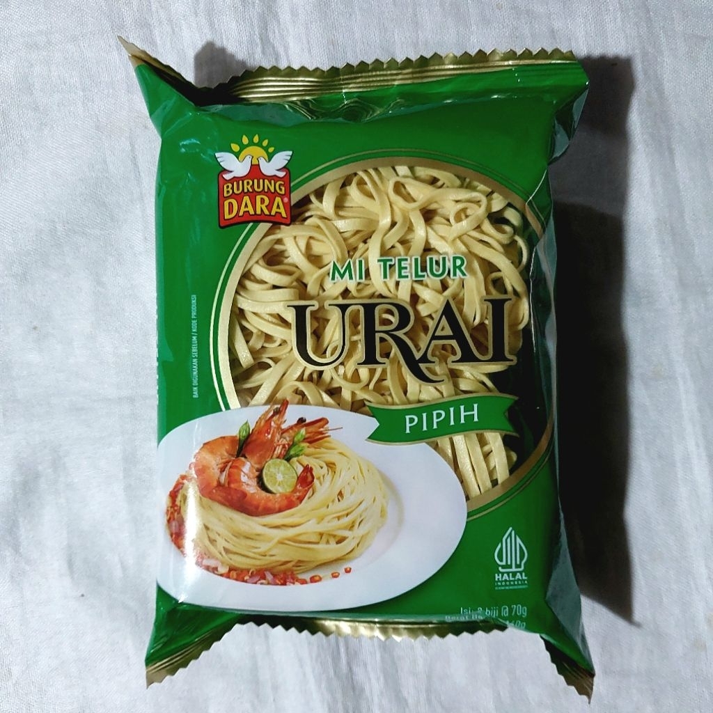 

[BELI BANYAK LEBIH HEMAT] MIE TELUR URAI PIPIH CAP BURUNG DARA 140g