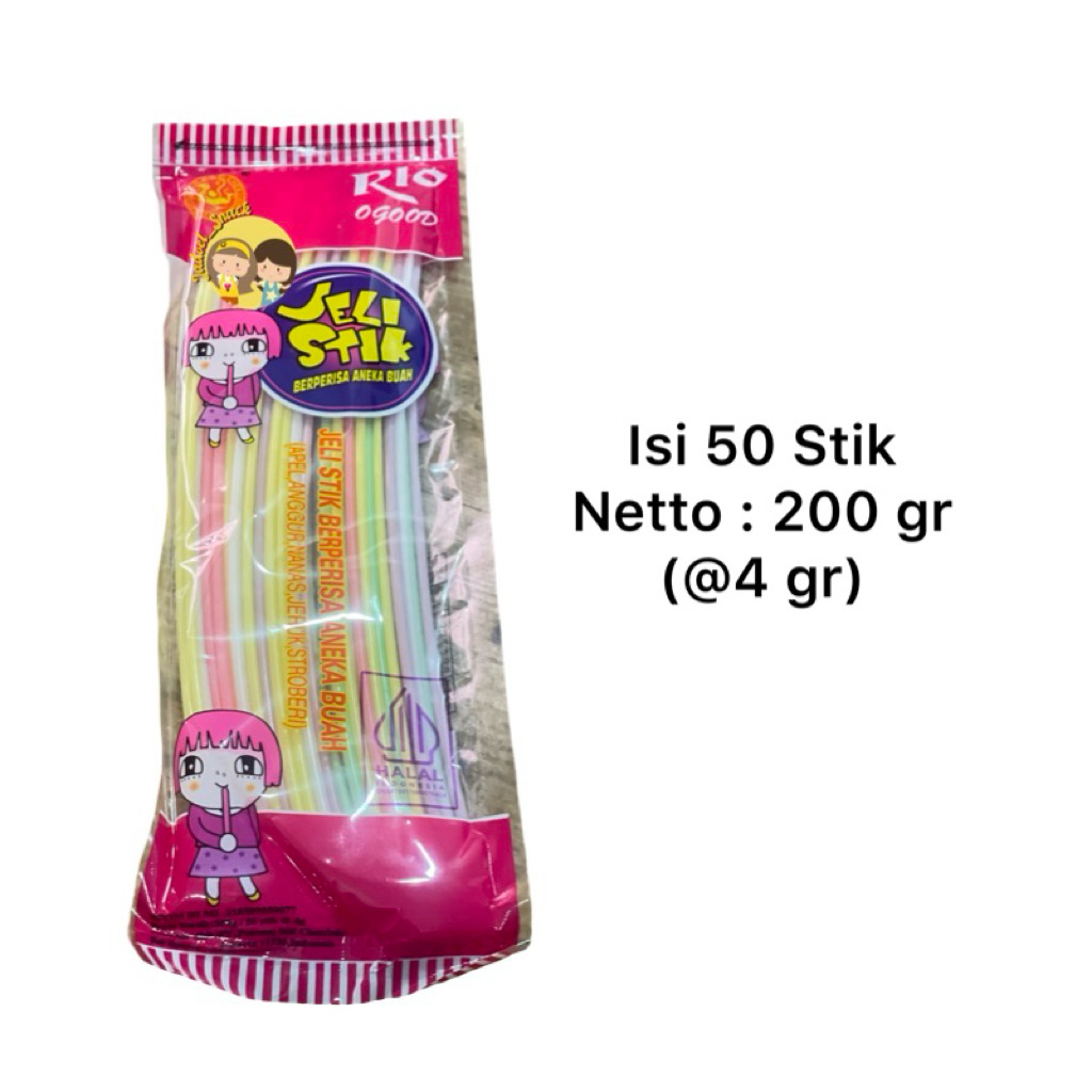 

. Permen Jelly Stick Jumbo 1 Pack (isi 50 Stik) – Jadoel Snack | Rasa Buah Segar