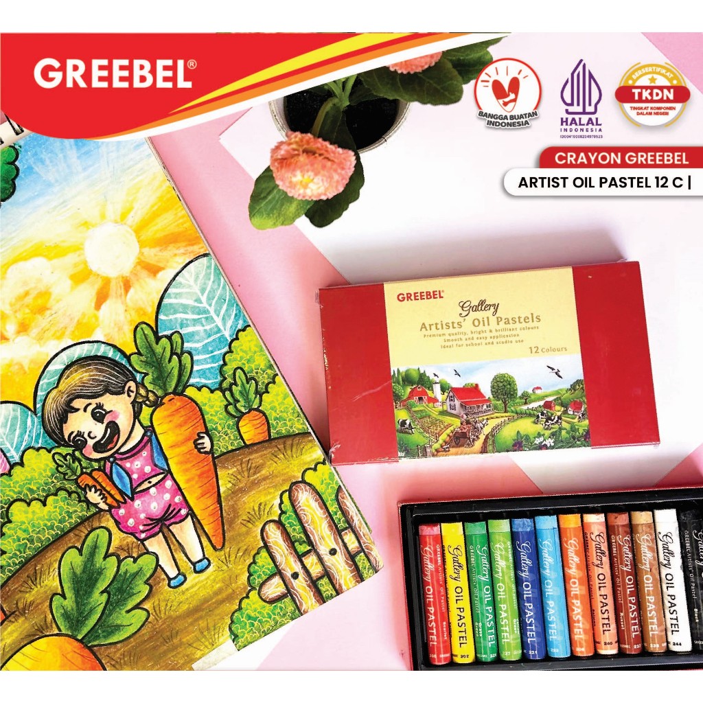 

GREEBEL ARTIST OIL PASTEL 12C