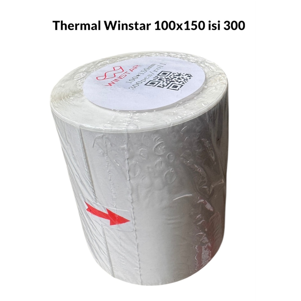

KERTAS RESI THERMAL 100X1500 ISI 300 PCS LABEL PACKING UKURAN A6