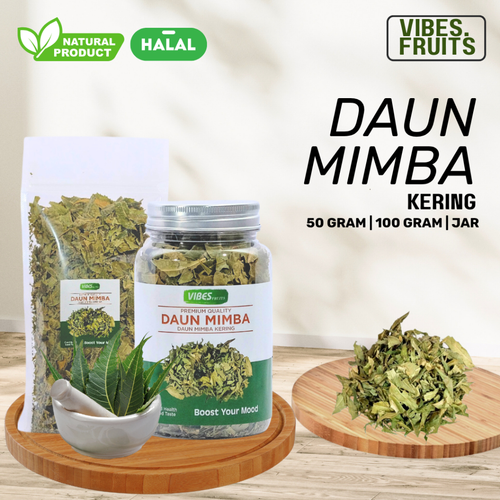 

Daun Mimba Kering Premium / Daun Mimbo Imbo Kering Hebal Alami / Dried Neem Leaf