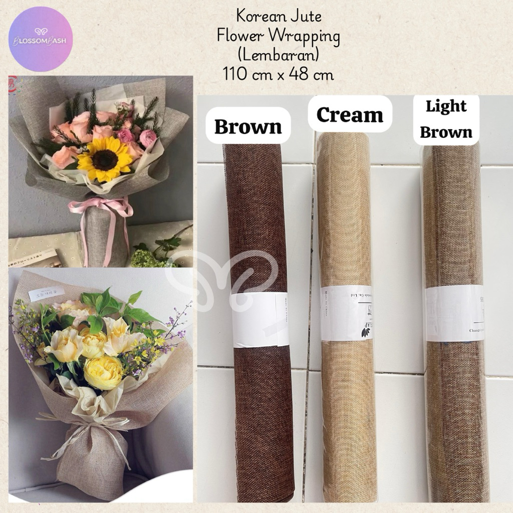 

[ Per Lembar ] Korean Goni / Jute Flower Wrapping