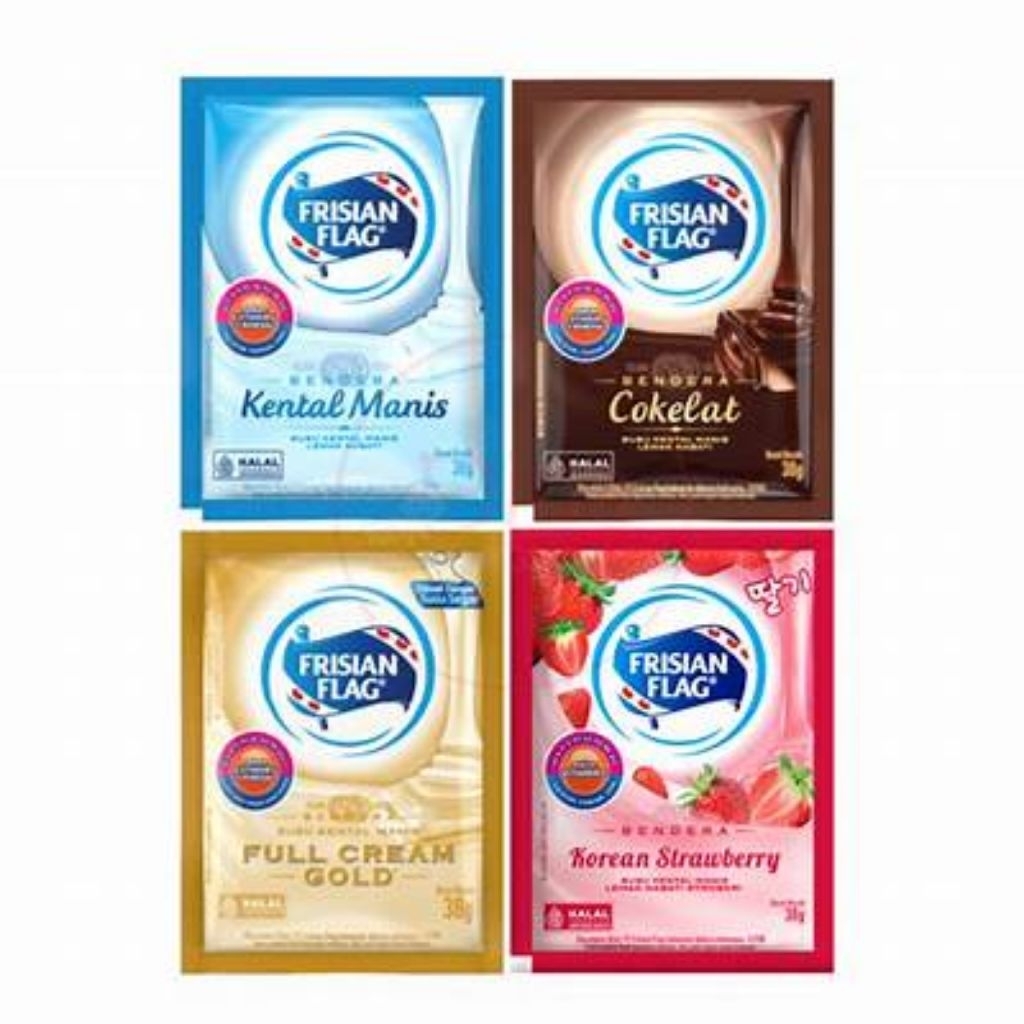 

Frisian Flag Sachet 38g isi 6pcs all varian