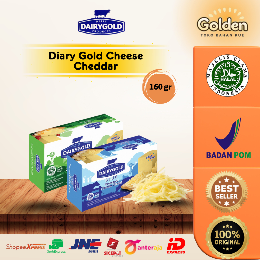 

Diary Gold Cheese Cheddar 160ml