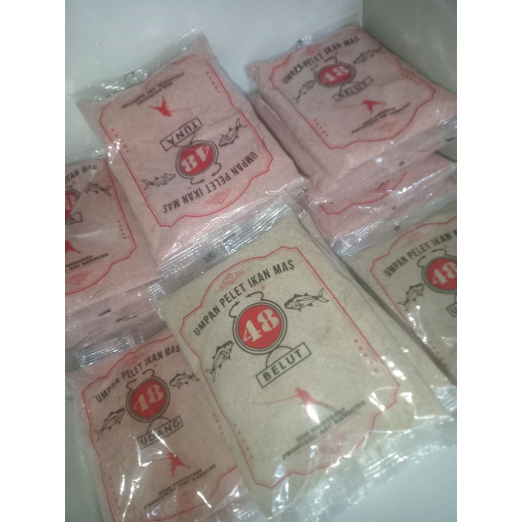 UMPAN PELET IKAN MAS PELET 48 TUNA ORIGINAL