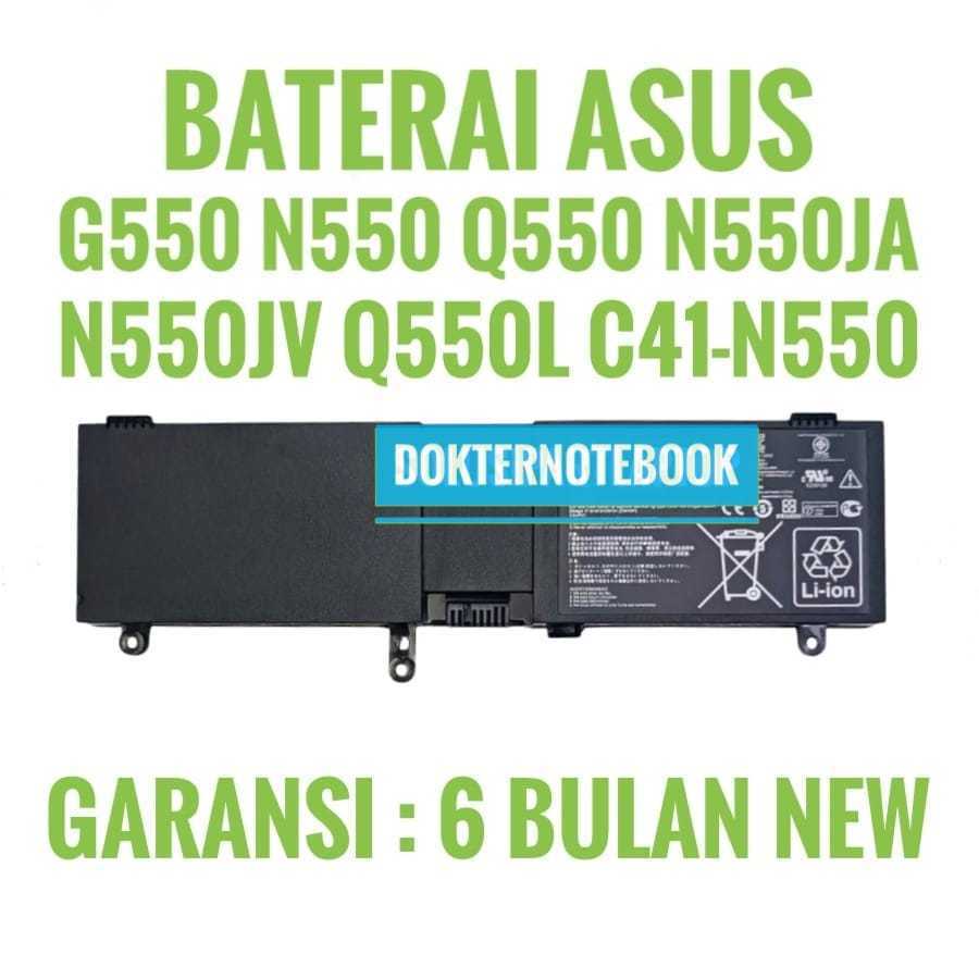 Baterai Asus N550 N550j N550JV N550JK G550J G550 Q550L C41-N550