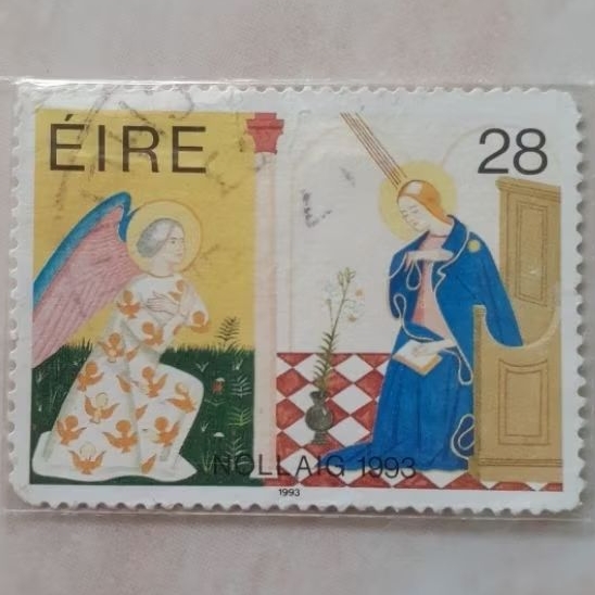 

Perangko Irlandia Christmas 1993 (The Annunciation) Tahun 1993