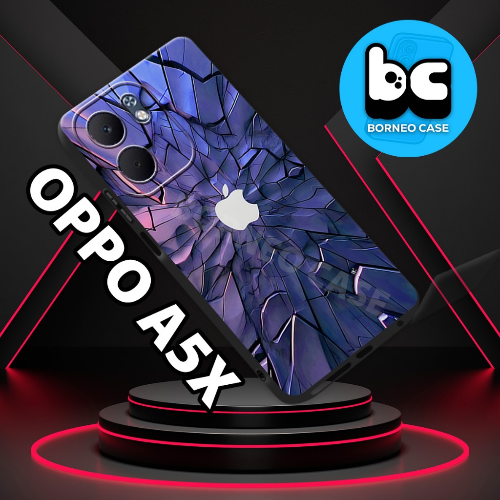 54/Borneo Case, Casing HP OPPO A5X (Motif Iphone), Bahan Full Karet,Desain Stylish dan Bergaya, Coco