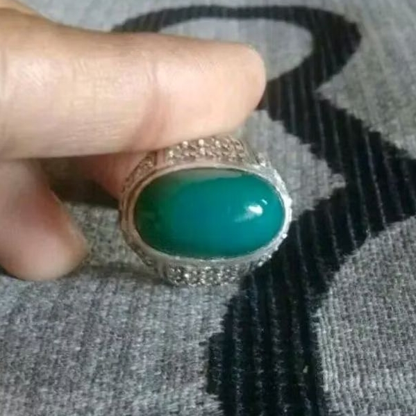 Batu Bacan Ring Perak