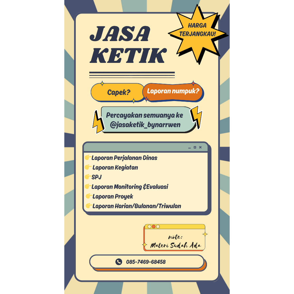 Jasa Ketik Dokumen