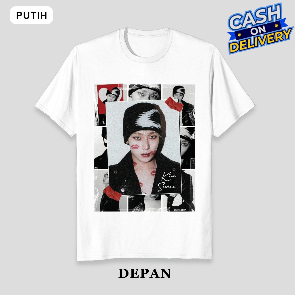 Baju Kaos Tshirt En Initial " SUNOO V2 " Sunghoon Jay Jungwon Niki Heeseung Jake ENHYPEN Kaos Wanita