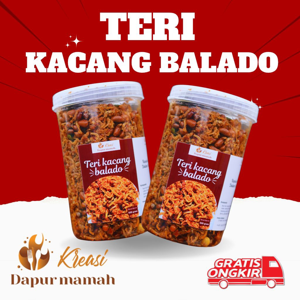 

TERI KACANG BALADO 250g 500g
